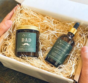Father's Day Relaxation Aromatherapy Self Care Gift Set, 2 of 8