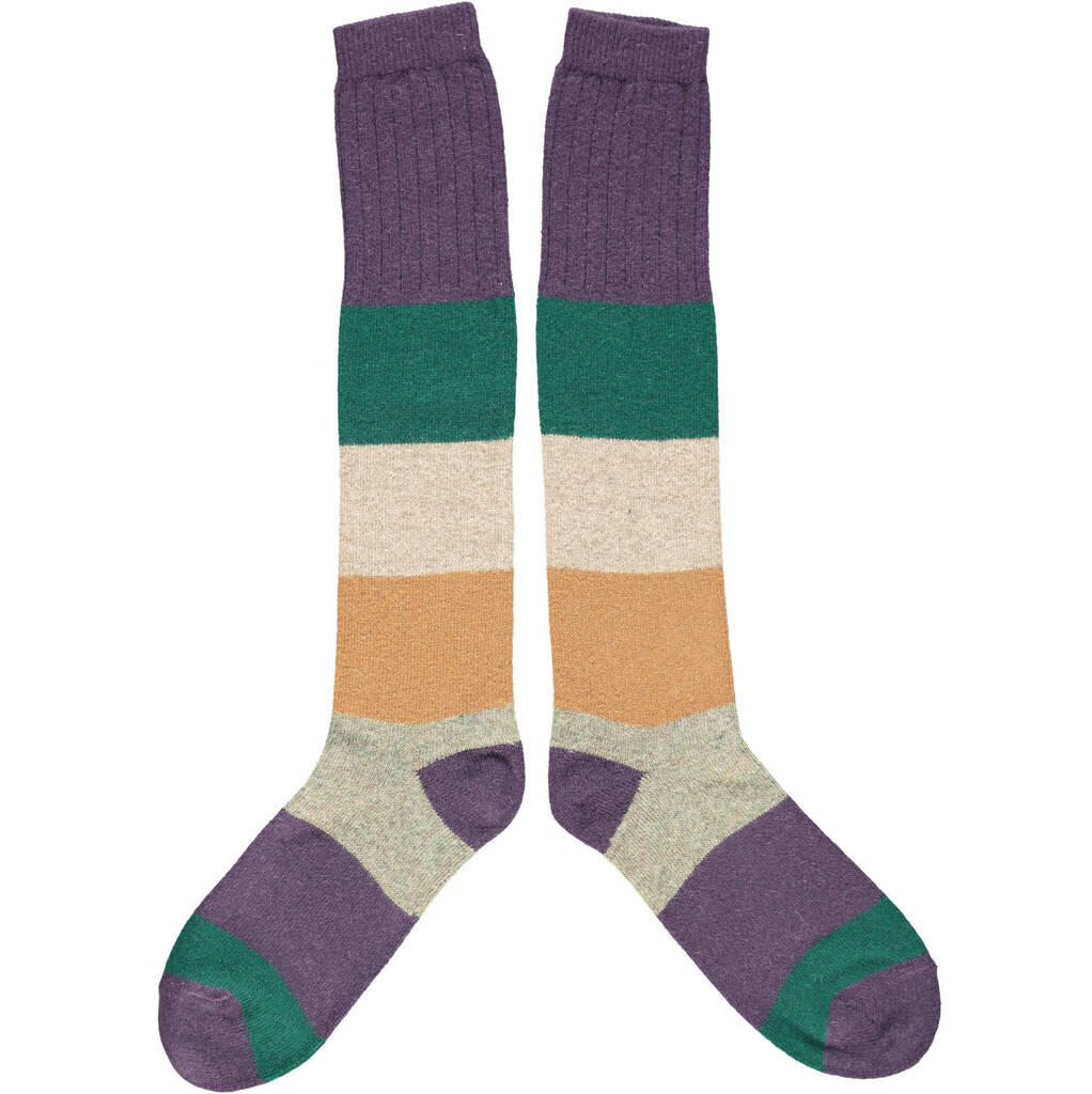 Men's Soft Lambswool Knee Socks By Catherine Tough | notonthehighstreet.com