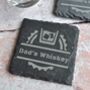 Personalised Whiskey Slate Coaster, thumbnail 1 of 2