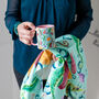 Under The Sea Themed Seahorse And Shells Tea Towel, thumbnail 3 of 4