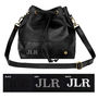Personalised Black Leather Bucket Bag Handbag, thumbnail 6 of 9
