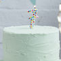 Polka Dot Candle Number Seven Birthday Cake Candle, thumbnail 1 of 3