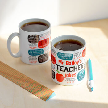 Personalised Teacher Jokes Mug, 2 of 4