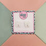 White Tooth Glitter Resin Stud Earrings, thumbnail 1 of 4