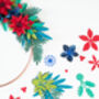 Diy Paper Flower Wreath Hoop Craft Kit, thumbnail 3 of 4