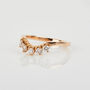 18ct Rose Gold Diamond Gaia Wedding Ring, thumbnail 2 of 2