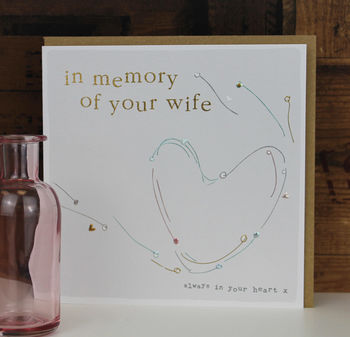 Husband Or Wife Sympathy Card, 4 of 4