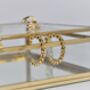 Twisted Hoop Gold Plated, thumbnail 6 of 6
