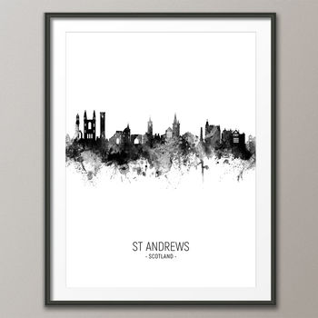 St Andrews Skyline Portrait Print And Box Canvas, 4 of 5