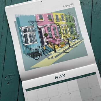 London Illustrated Locations 2026 Calendar, 8 of 12