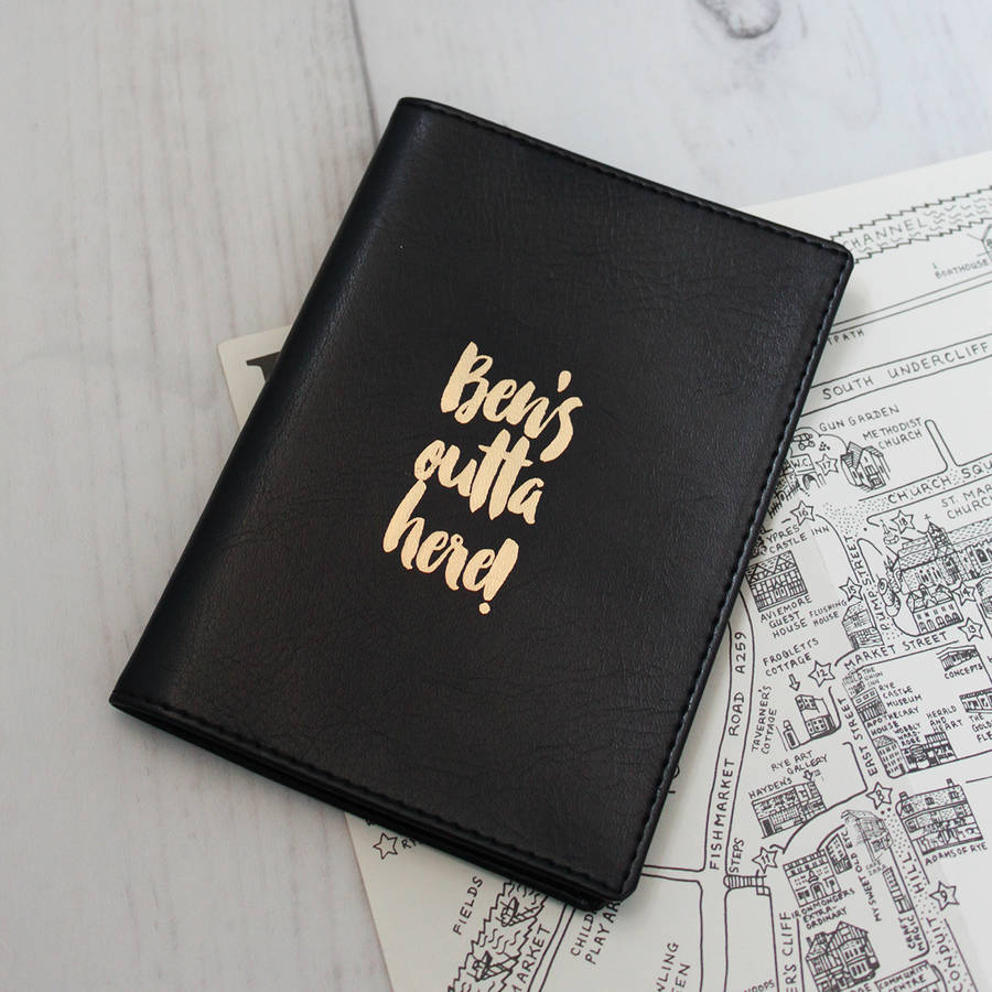 Personalised Passport Cover By Pickle Pie Gifts | notonthehighstreet.com