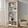 White Five Shelf Tall Bookcase, thumbnail 1 of 6
