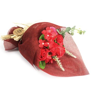 Red Rose Soap Flower Bouquet Gift, 2 of 3