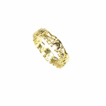 Elephant Rings , Rose Or Gold Vermeil 925 Silver, 6 of 10