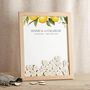 Sicily Drop Top Frame Wedding Guest Book, thumbnail 2 of 5
