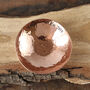 7th Anniversary Copper Trinket Bowl, Medium Hammered, thumbnail 4 of 12