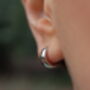 Huggie Hoop Earrings Sterling Silver Everyday Jewellery, thumbnail 1 of 5