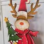 Personalised Large Christmas Reindeer Decoration, thumbnail 4 of 6