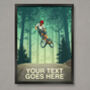 Personalised Mountain Bike Poster, thumbnail 1 of 7