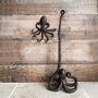 Ozzy Octopus Cast Iron Loo Roll Holder, thumbnail 4 of 6
