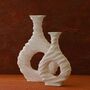 Set Of Two Limra Stone Sculptural Vases, thumbnail 1 of 2