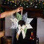 Personalised Christmas Quilted Wreath, thumbnail 2 of 5