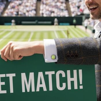 Personalised Tennis Ball Cufflinks, 4 of 10