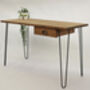 Martha Desk Vintage Desk With Hairpin Legs, thumbnail 5 of 10