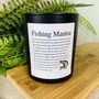 Funny Personalised Fishing Positive Affirmation Candle, thumbnail 3 of 10