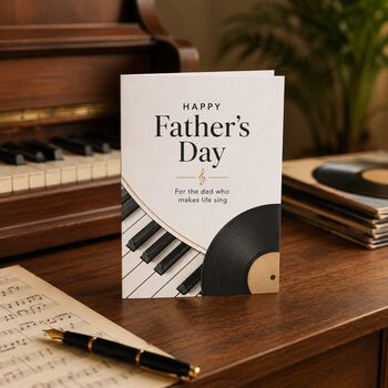 Father’s Day Music Card For Dad, 2 of 6