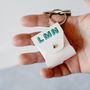Personalised Leather Air Pods Case With Keyring Loop, thumbnail 4 of 9
