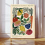Japanese Farmers Market Art Print, thumbnail 1 of 4