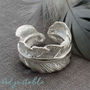 Sterling Silver Feather Ring, thumbnail 4 of 6