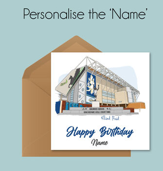 Leeds Fc Personalised Birthday Card, 3 of 5