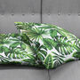 Soft Cushion Cover With Multi Tropical Leaves, thumbnail 4 of 7