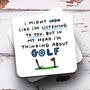 Personalised Mug 'Thinking About Golf', thumbnail 3 of 3