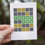 Wordle Thank You Card, thumbnail 1 of 2