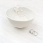 Porcelain Decorative Bowl With Pearl Stars, thumbnail 1 of 4