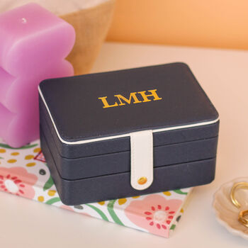 Personalised Foiled Jewellery Box Travel Gift For Her, 2 of 12