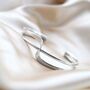 Sterling Silver Journey Cuff Bangle, thumbnail 1 of 8