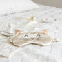 Cat Face Silky Satin Eye Mask And Sleep Mask, thumbnail 3 of 7