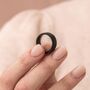Personalised Black Stainless Steel Spinner Ring, thumbnail 2 of 9