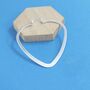 Sterling Silver Heart Hoop Earrings, thumbnail 2 of 4