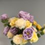 Faux Flower Bouquet Assorted Roses, thumbnail 1 of 2