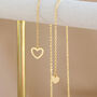Mismatched Heart Lariat Necklace, thumbnail 8 of 12