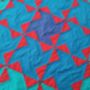 Large Pinwheel Patchwork Quilt For Living Room, thumbnail 6 of 8