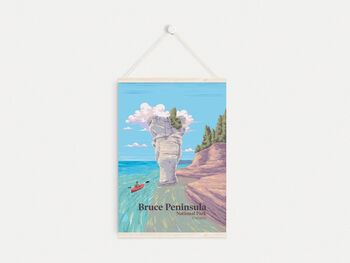 Bruce Peninsula National Park Canada Travel Poster, 6 of 8