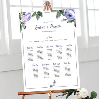 Wild Roses Table Plan, 2 of 7