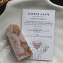 Flower Agate Crystal Tower With Optional Mini Crystal, thumbnail 6 of 12