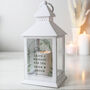 Personalised Botanical Wedding White Lantern, thumbnail 6 of 6